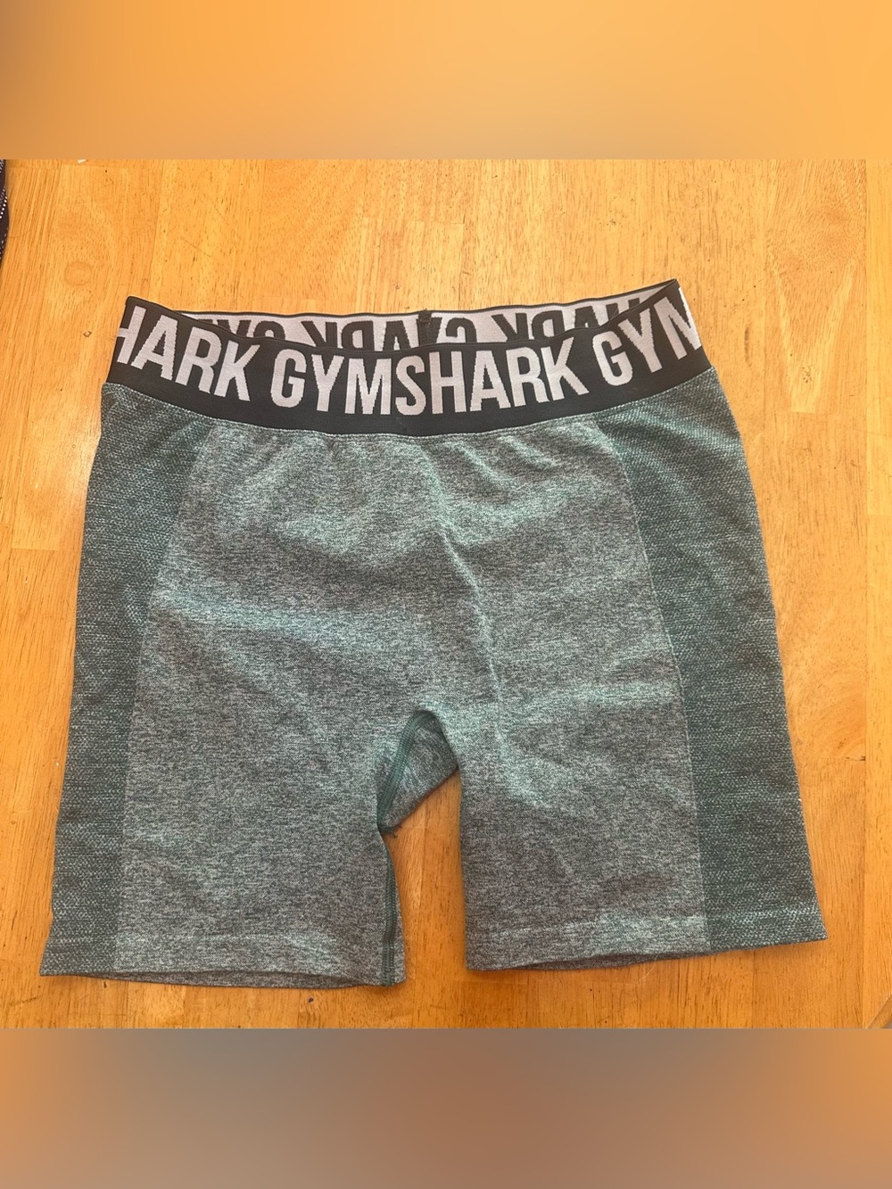 Gymshark Women’s Teal Heather High-Waist Training Shorts